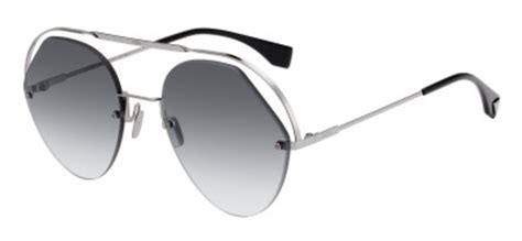 fendi ff 0326|Fendi FF 0326/S KB7/9O Sunglasses in Silver.